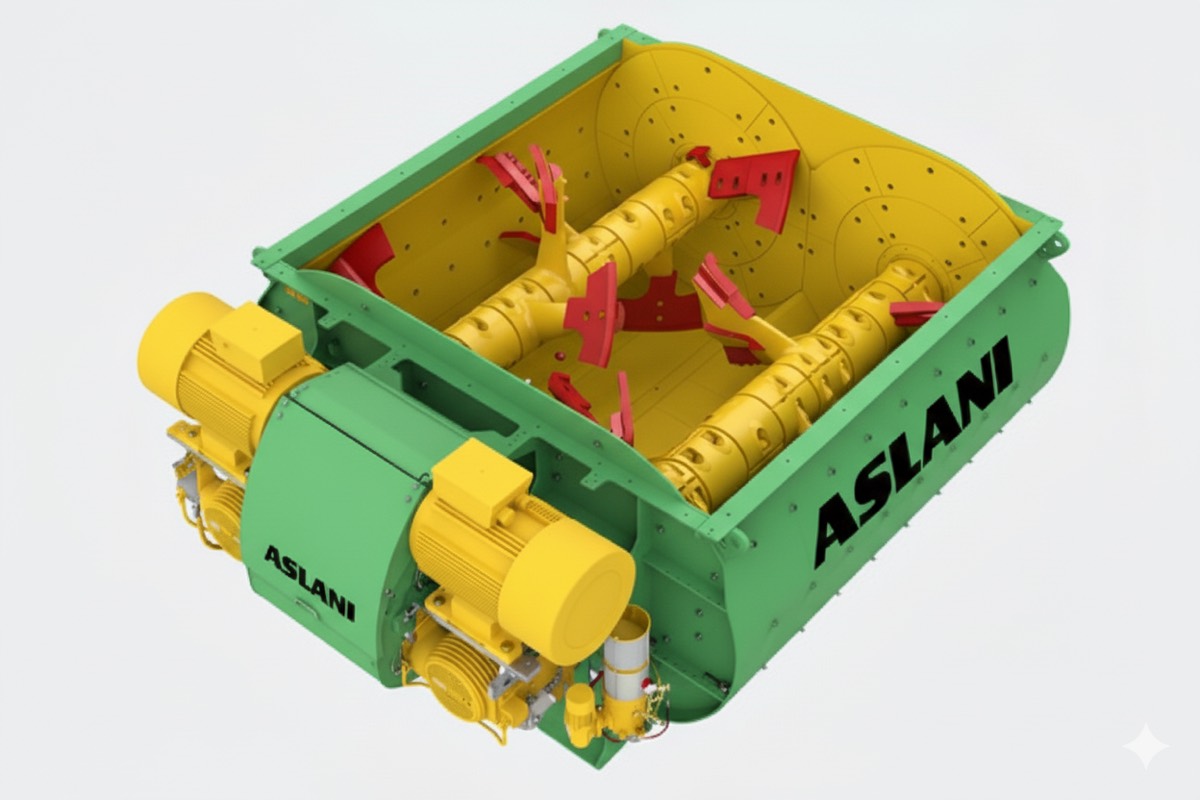 Twin-Shaft Mixer 2.0 m³ (illustration)